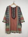 UK Imported secondhand Summer Kurti - Unknown brand, Black LAWN, Premium condition, for Womens - Online Thrift Store Islamabad Pakistan