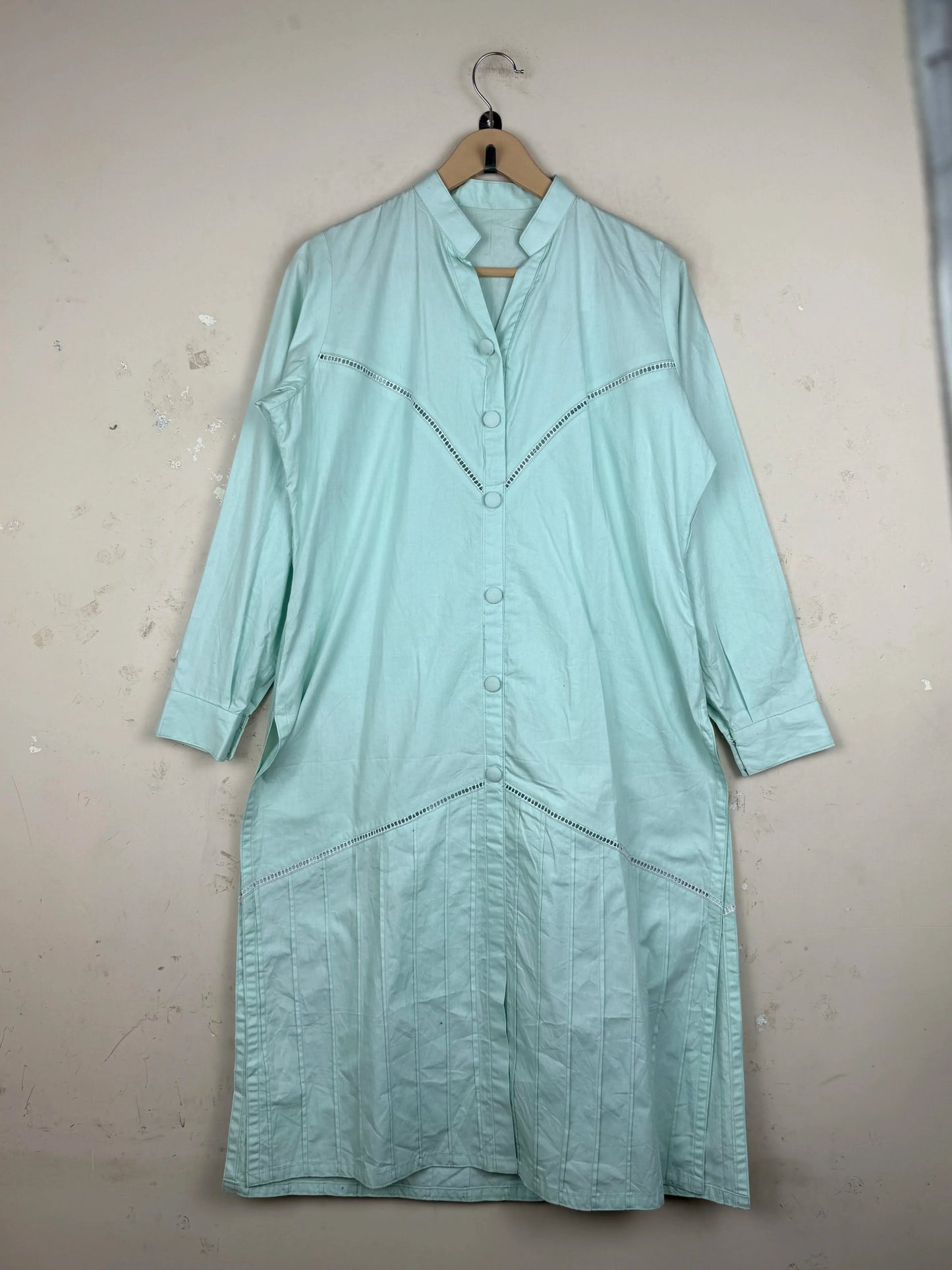 Summer Kurti | Unknown | Preloved Branded | Pistachio Cotton | Premium | OTS Thrift Store Lahore Pakistan