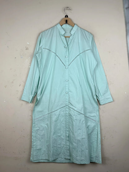 Summer Kurti | Unknown | Preloved Branded | Pistachio Cotton | Premium | OTS Thrift Store Lahore Pakistan