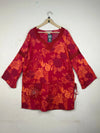 Premium Condition Summer Kurti | Preloved TAILLISSIME | Maroon Cotton | Thrift Shop for Womens Lahore Pakistan | OTS