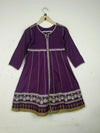 Preloved Premium Summer Kurti by J., Purple LAWN for Womens - OTS Thrift Shop Karachi Pakistan