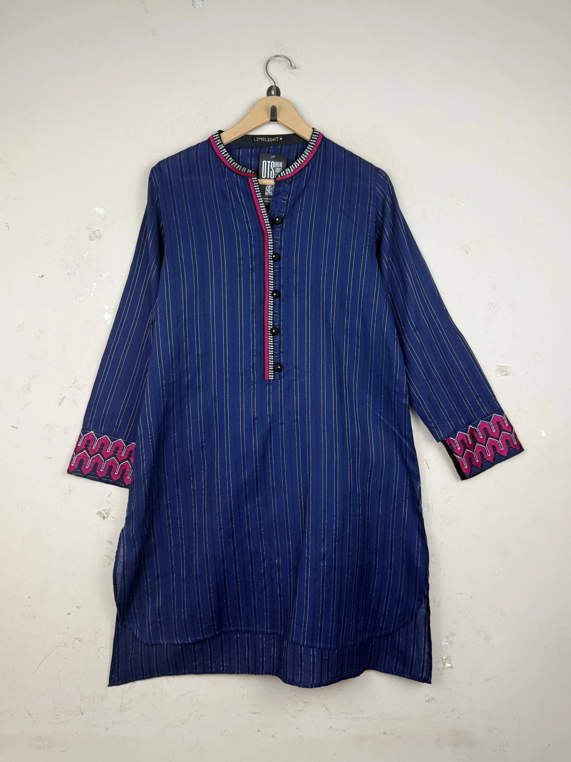 Premium Condition Summer Kurti | Preloved LIME LIGHT | Blue LAWN | Thrift Shop for Womens Karachi Pakistan | OTS
