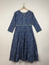 Summer Kurti | SASSAFRAS | Preloved Branded | Blue LAWN | Premium | OTS Thrift Store Lahore Pakistan