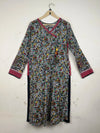 UK Imported secondhand Summer Kurti - Almirah brand, Black Lawn, Premium condition, for Womens - Online Thrift Store Peshawar Pakistan