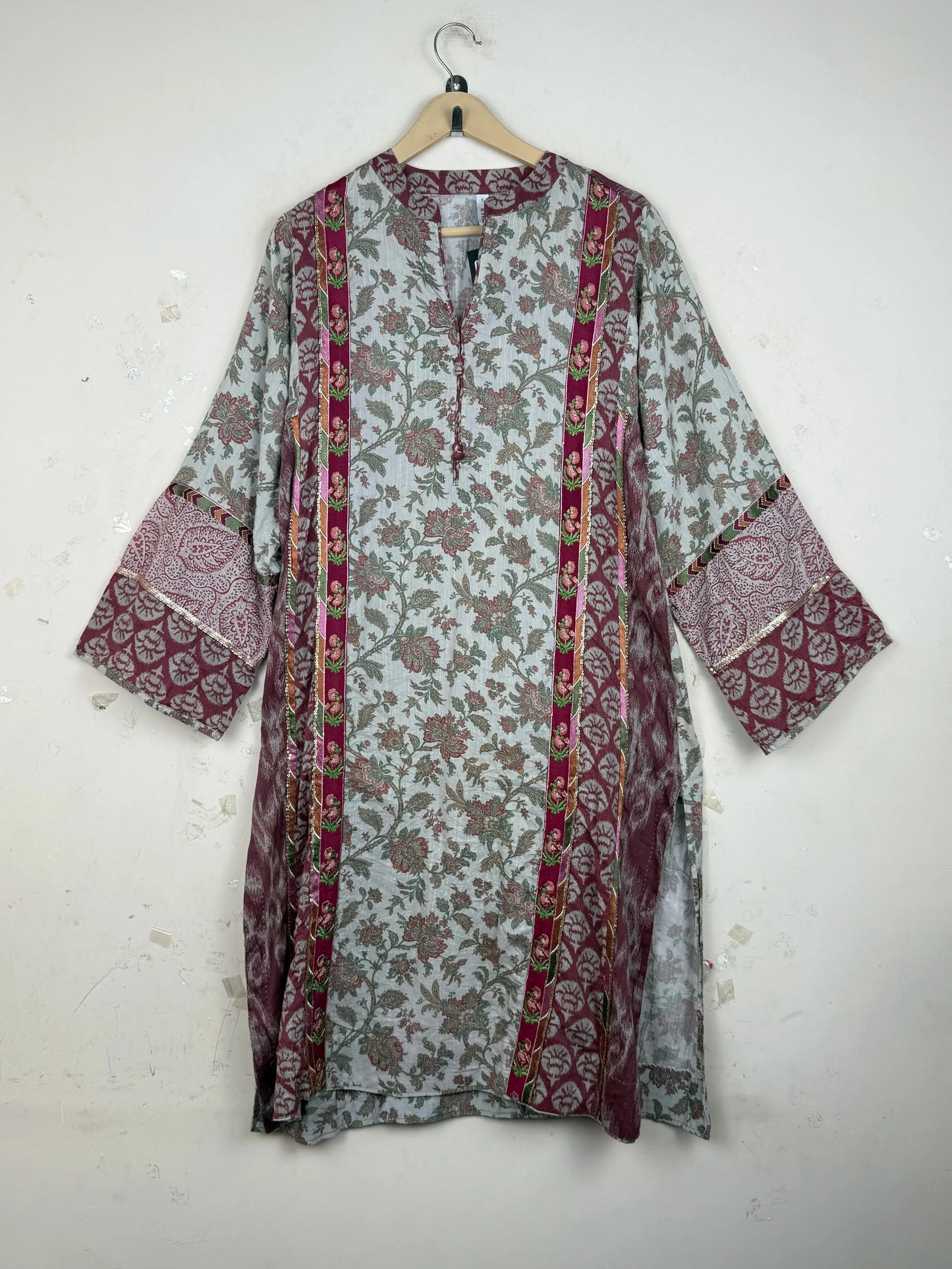 UK Imported secondhand Summer Kurti - ETHNIC brand, Multi lawn, Premium condition, for Womens - Online Thrift Store Lahore Pakistan