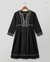 Premium Condition Summer Kurti | Preloved WEEKEND | Black Cotton | Thrift Shop for Womens Karachi Pakistan | OTS