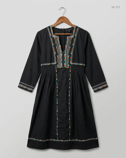 Premium Condition Summer Kurti | Preloved WEEKEND | Black Cotton | Thrift Shop for Womens Karachi Pakistan | OTS