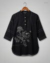 Premium Condition Summer Kurti | Preloved NISHAT PRET | Black Cotton | Thrift Shop for Womens Lahore Pakistan | OTS