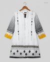 Excellent Condition Summer Kurti | Preloved ZARA SHAHZAMAL | Black & White Lawn | Thrift Shop for Womens Peshawar Pakistan | OTS