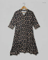 Secondhand Branded Summer Kurti by CUT LABEL, Black Cotton fabric, Premium condition, for Womens - Online Thrift Shop Peshawar Pakistan