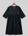 UK Imported secondhand Summer Kurti - CHENONE brand, Black Cotton, Premium condition, for Womens - Online Thrift Store Islamabad Pakistan