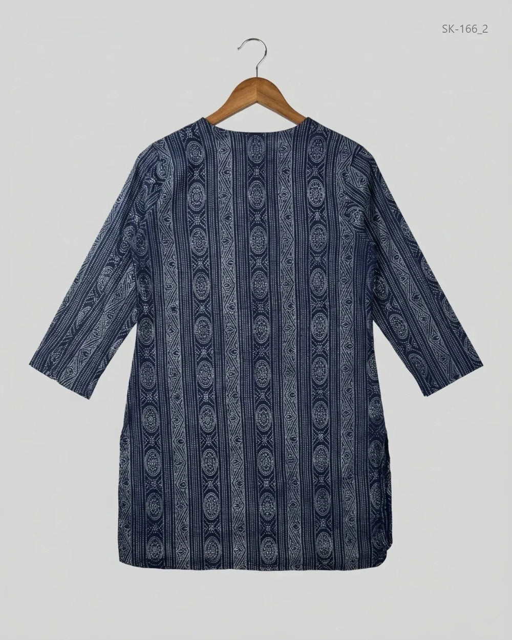 Find Premium DarkBlue Summer Kurti by NATURAL for Womens | Shop OTS Thrift Store Pakistan (SK-166)