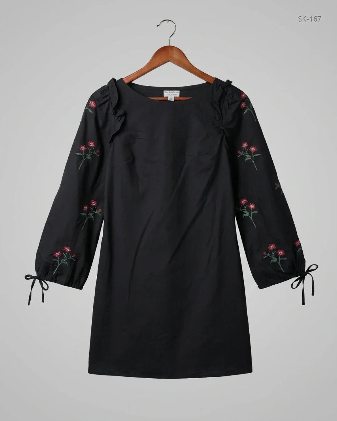 UK Imported secondhand Summer Kurti - Miss Selfridge brand, Black Cotton, Premium condition, for Womens - Online Thrift Store Lahore Pakistan