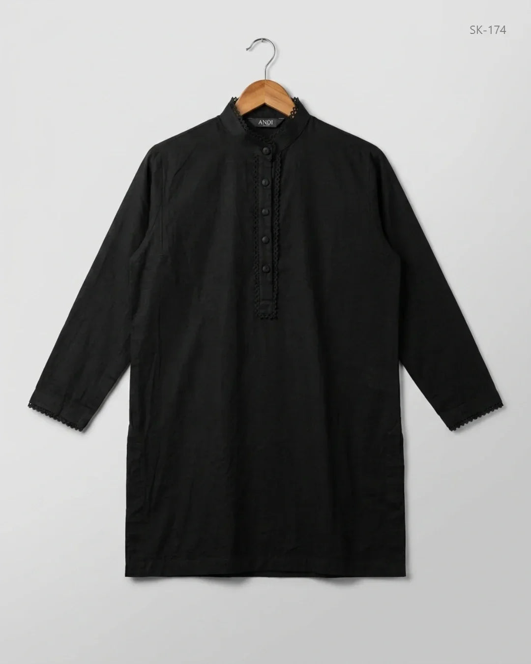 Premium Condition Summer Kurti | Preloved KHAADI | Black cotton | Thrift Shop for Womens Lahore Pakistan | OTS