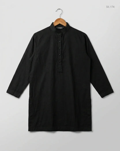 Premium Condition Summer Kurti | Preloved KHAADI | Black cotton | Thrift Shop for Womens Lahore Pakistan | OTS