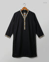 Preloved Premium Summer Kurti by KHAADI, Black Cotton for Womens - OTS Thrift Shop Peshawar Pakistan
