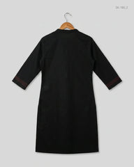 Buy Premium Summer Kurti in Black Lawn by KARIGARI for Womens | OTS Thrift Store Pakistan