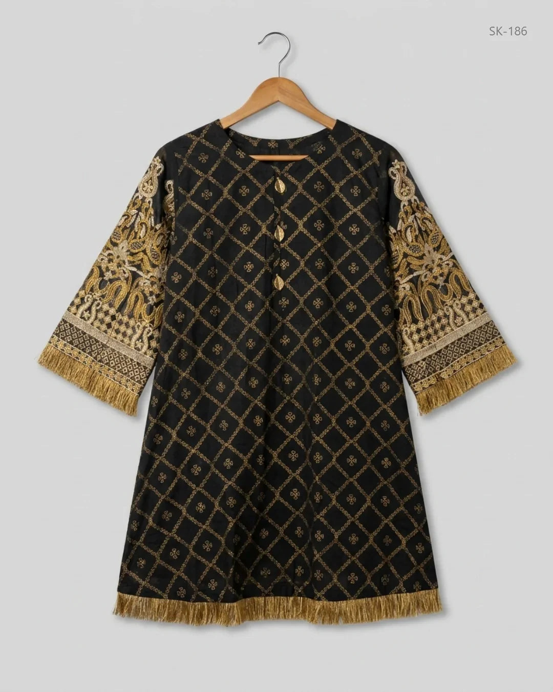 Excellent Condition Summer Kurti | Preloved CUT LABEL | Black Lawn | Thrift Shop for Womens Karachi Pakistan | OTS