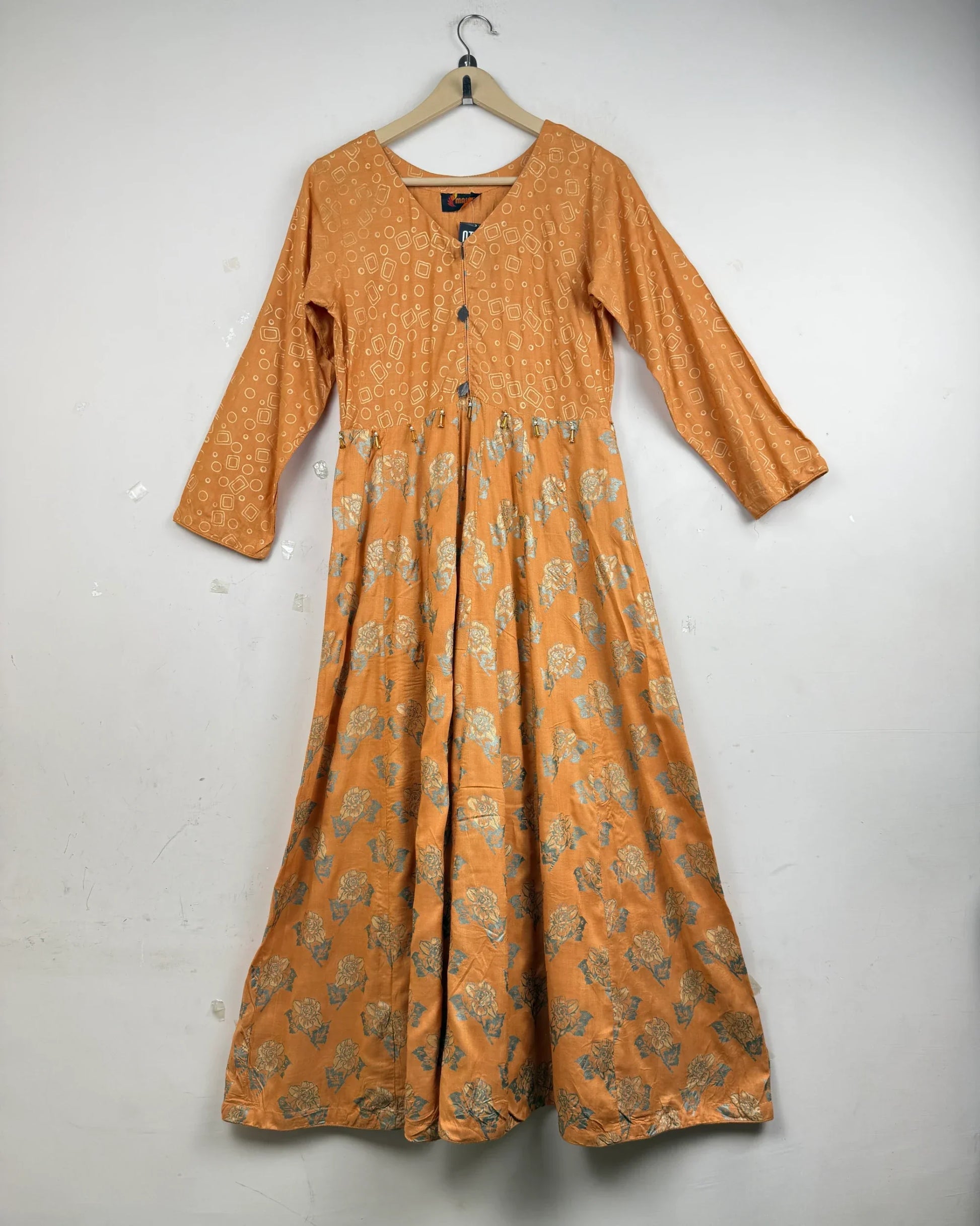 Excellent Condition Summer Kurti | Preloved MAHIR | Orange ARABIAN LAWN | Thrift Shop for Lahore Pakistan | OTS