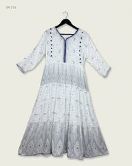 Premium Condition Summer Kurti | Preloved CUT LABEL | White Lilan | Thrift Shop for Womens Karachi Pakistan | OTS