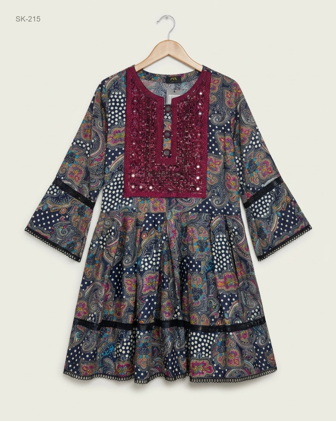 Premium Condition Summer Kurti | Preloved ZARA CH | Multi cotton | Thrift Shop for Womens Islamabad Pakistan | OTS