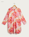 Secondhand Branded Summer Kurti by KHAADI, Multi Lilan fabric, Premium condition, for Womens - Online Thrift Shop Peshawar Pakistan