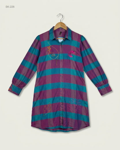 UK Imported secondhand Summer Kurti - PEPPERLAND brand, Multi Cotton, Excellent condition, for Womens - Online Thrift Store Peshawar Pakistan