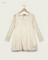 Summer Kurti | Atmosphere | Preloved Branded | OffWhite Dooria cotton | Premium | OTS Thrift Store Lahore Pakistan