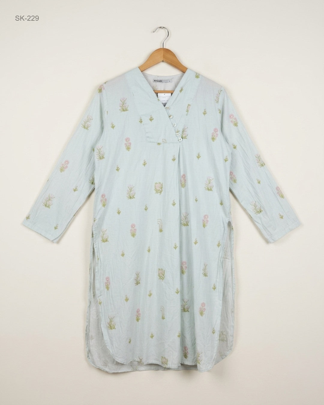 Secondhand Branded Summer Kurti by KHAADI, Multi Cotton fabric, Excellent condition, for Womens - Online Thrift Shop Lahore Pakistan