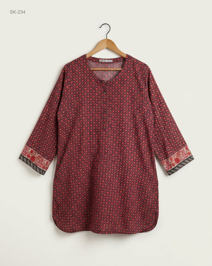 UK Imported secondhand Summer Kurti - KHAADI brand, Multi Khaadi, Good condition, for Womens - Online Thrift Store Peshawar Pakistan