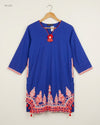 Summer Kurti | ALMIRAH | Preloved Branded | Navy Blue cotton | Excellent | OTS Thrift Store Peshawar Pakistan