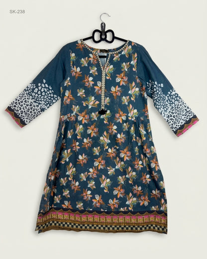 Summer Kurti | J. TEENS | Preloved Branded | Multi cotton | Premium | OTS Thrift Store Karachi Pakistan