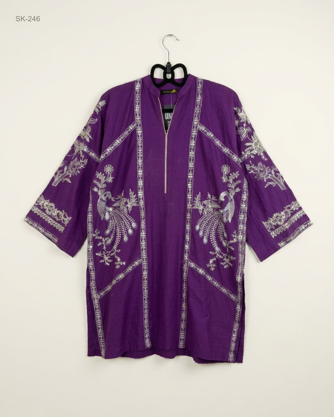Summer Kurti | ATRANGI | Preloved Branded | Purple cotton | Premium | OTS Thrift Store Karachi Pakistan