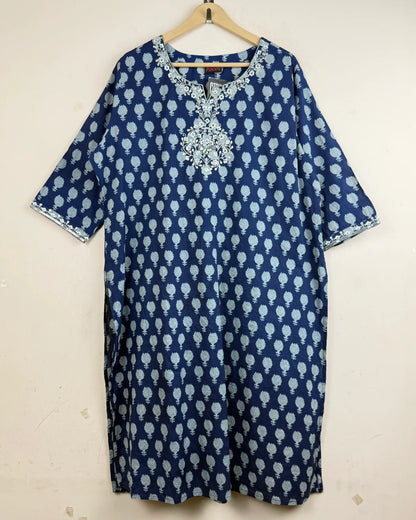 Premium Condition Summer Kurti | Preloved Anora | Blue Lawn | Thrift Shop for Lahore Pakistan | OTS