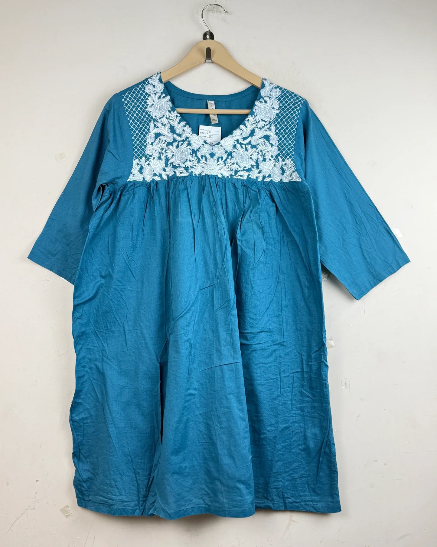 Shop Good Summer Kurti by CIRCLE PRET | Preloved Branded Clothes | SeaGreen LAWN | | OTS Thrift Store Lahore Pakistan