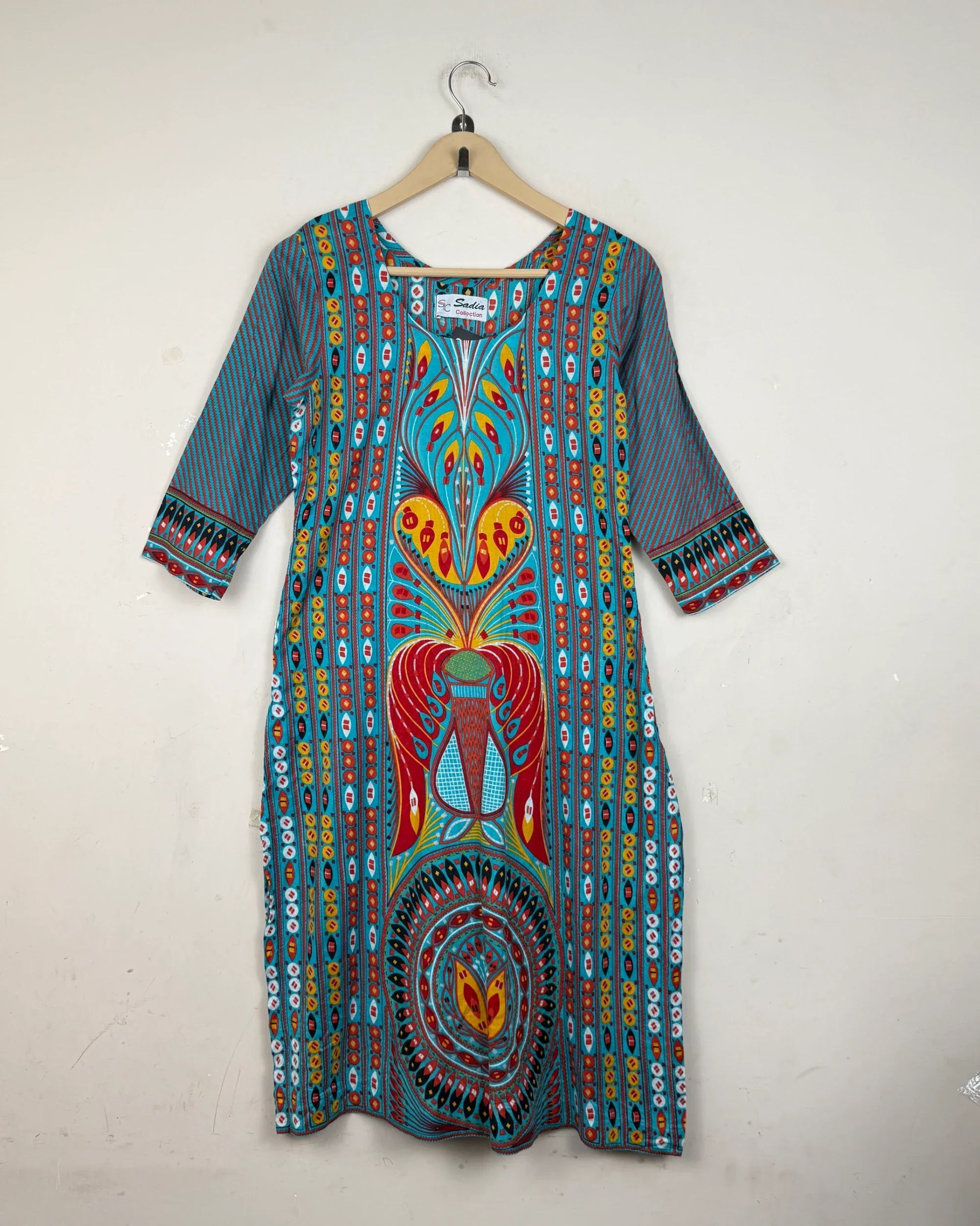 UK Imported secondhand Summer Kurti - Sadia Collection brand, Multi Lawn, Premium condition, for - Online Thrift Store Karachi Pakistan
