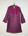 UK Imported secondhand Summer Kurti - Limelight brand, Black & Pink Lawn, Premium condition, for - Online Thrift Store Peshawar Pakistan