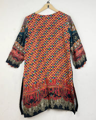 Buy Premium Summer Kurti in MULTI LAWN COTTON by Cut Label for | OTS Thrift Store Pakistan