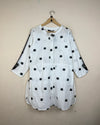 Secondhand Branded Summer Kurti by KHAADI, White LAWN fabric, Premium condition, for - Online Thrift Shop Islamabad Pakistan