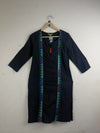 Preloved Premium Summer Kurti by Anouk, Black Lawn for Women - OTS Thrift Shop Lahore Pakistan