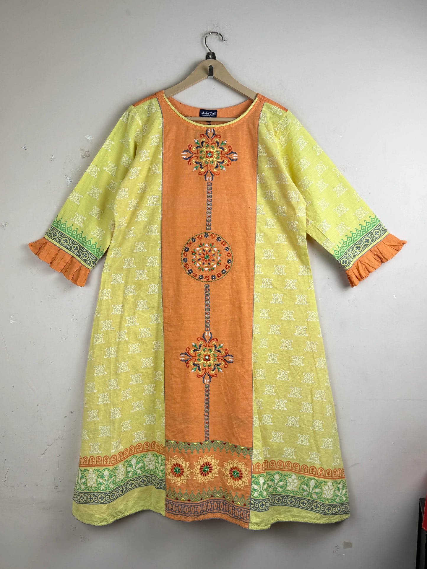 Shop Premium Summer Kurti by Neel craft | Preloved Branded Clothes | Multi Cotton | Women | OTS Thrift Store Peshawar Pakistan