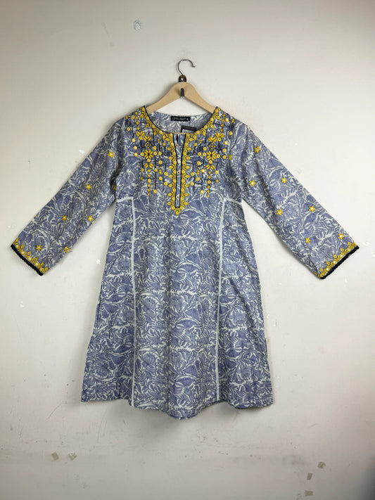 Premium Condition Summer Kurti | Preloved LIMELIGHT | Blue Lawn | Thrift Shop for Women Peshawar Pakistan | OTS