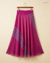 UK Imported secondhand Women's skirts - CUT LABEL brand, Purple Polyester, Premium condition, for Womens - Online Thrift Store Karachi Pakistan