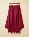Shop Premium Women's skirts by EASTERN | Preloved Branded Clothes | Maroon Viscose | Womens | OTS Thrift Store Islamabad Pakistan