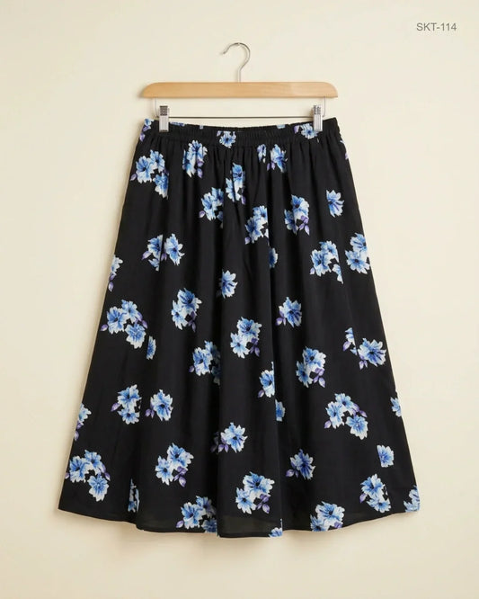 Women's skirts | CUT LABEL | Preloved Branded | Black Viscose | Premium | OTS Thrift Store Islamabad Pakistan
