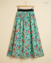 Women's skirts | CUT LABEL | Preloved Branded | Cyan Viscose | Premium | OTS Thrift Store Peshawar Pakistan