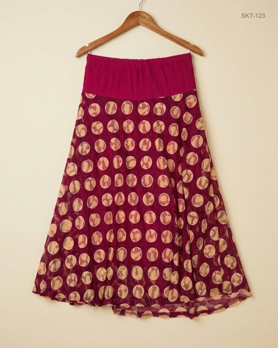 Preloved Excellent Women's skirts by CUT LABEL, Pink Polyester for Womens - OTS Thrift Shop Peshawar Pakistan