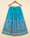 Women's skirts | Papaya | Preloved Branded | Blue Cotton | Premium | OTS Thrift Store Lahore Pakistan