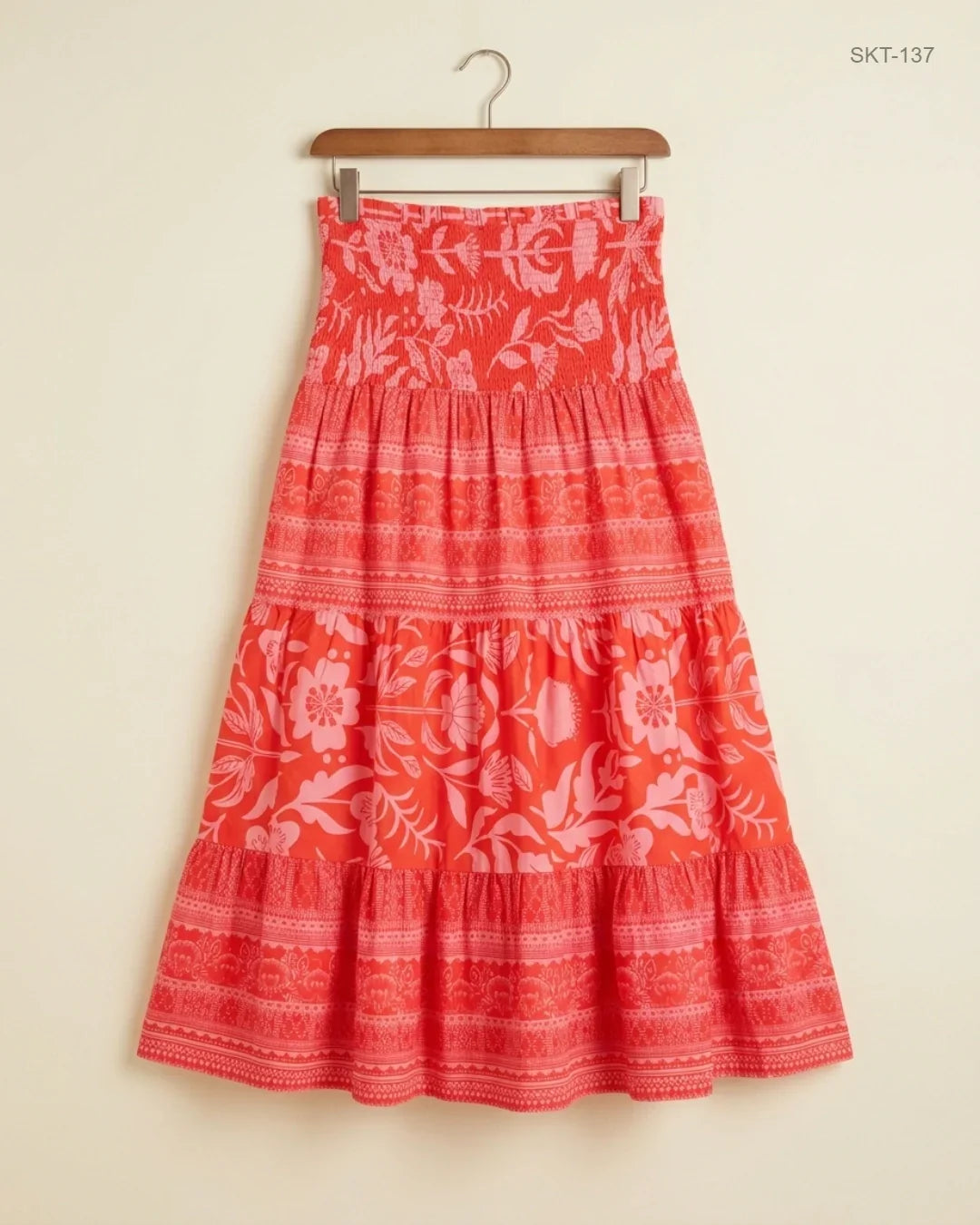 Secondhand Branded Women's skirts by LIPSY, Red Cotton fabric, Premium condition, for Womens - Online Thrift Shop Karachi Pakistan