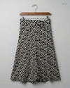 Women's skirts | Zara | Preloved Branded | Black & White Polyester | Premium | OTS Thrift Store Islamabad Pakistan